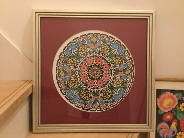 ポーランド製 切り絵 本物 52cm×27cm 希少