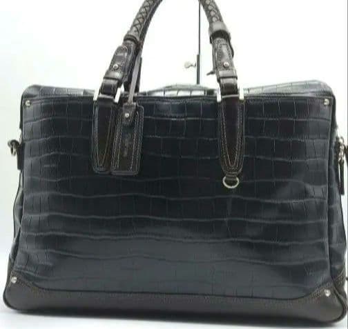 kiefer neu ブリーフケース クロコダイル型押し エンボス 男女兼用