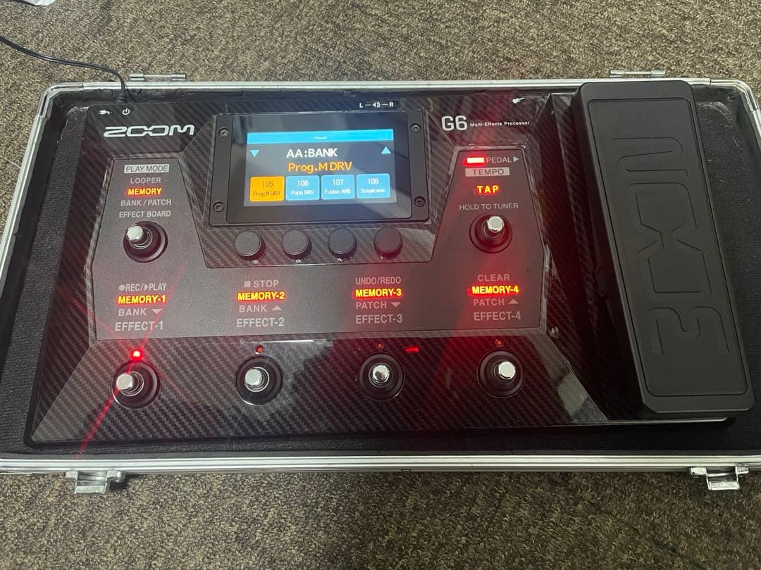 Zoom G6 マルチエフェクター　BTA-1付属 Amazon | ZOOM G6 マルチエフェクター ギター用 135種エフェクト/IR