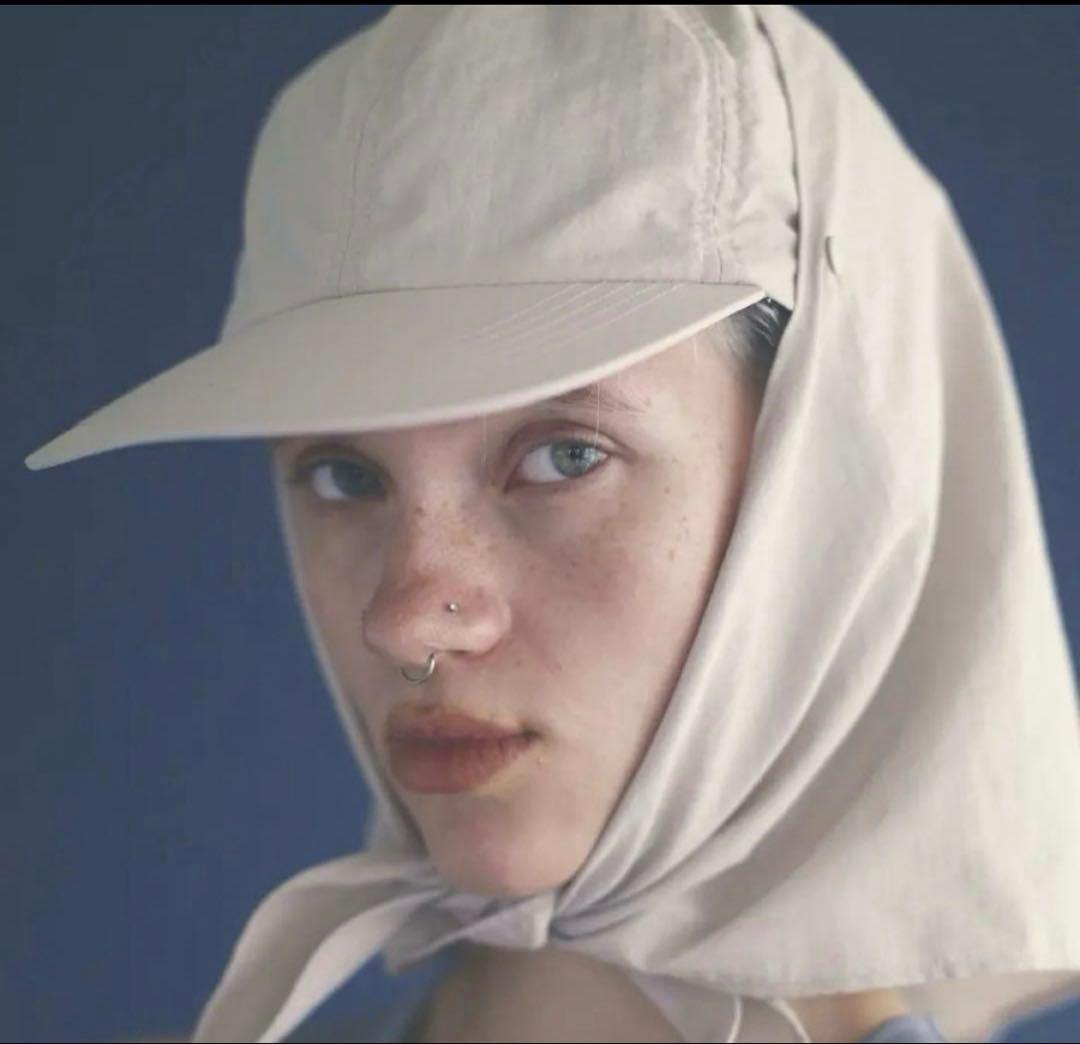 新品未使用　PHEENY ナイロンキャップ PHEENY/NYLON TAFFETA CAP WITH SCARF