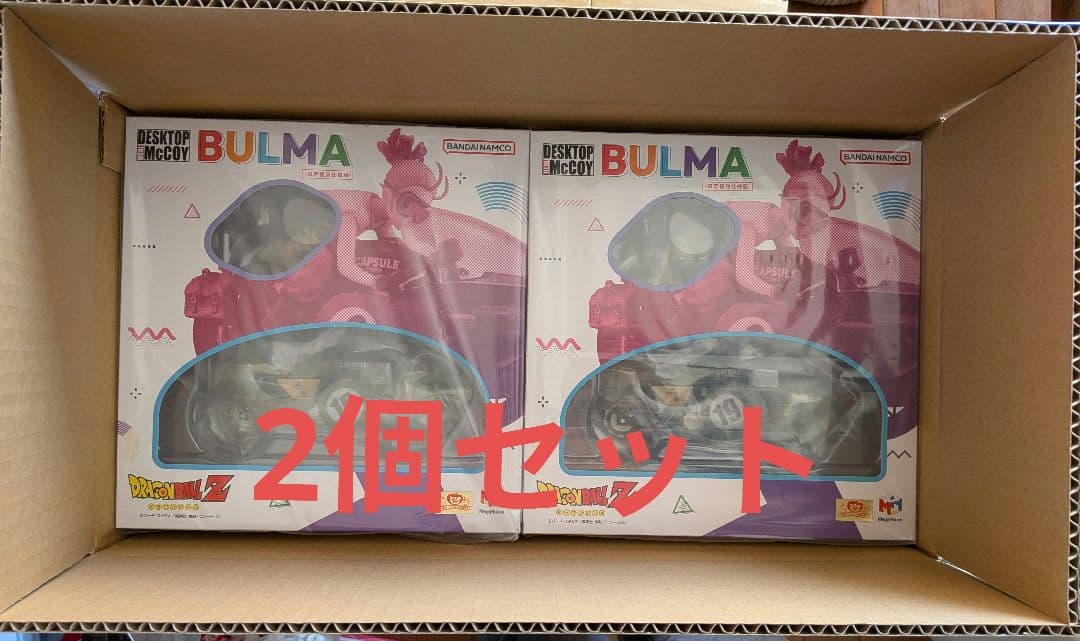デスクトップリアルフィギュア ブルマ 2個セット　ドラゴンボール デスクトップリアルマッコイ ドラゴンボールZ 03 ブルマ -限定復刻仕様