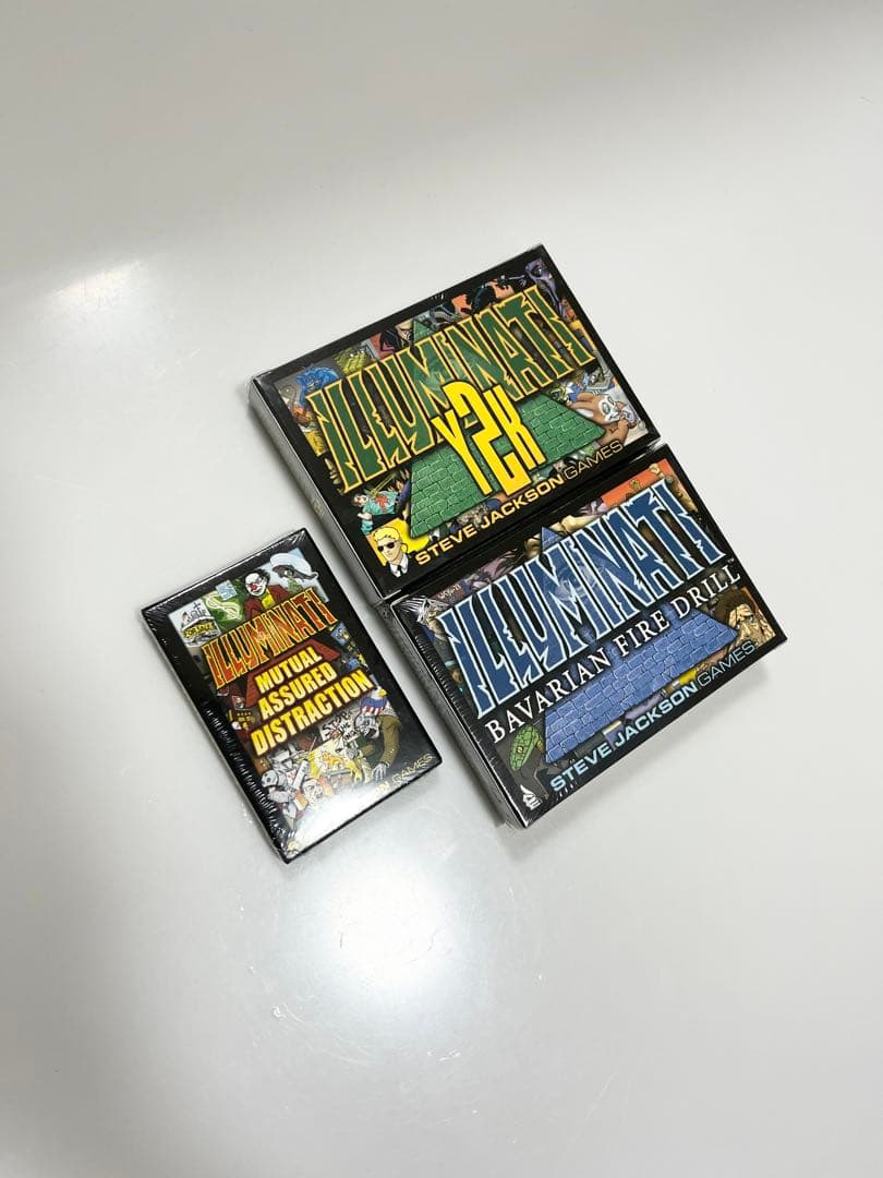 特別枠】イルミナティカード未開封BOX3箱《フリーメイソン》絶版廃盤伝説