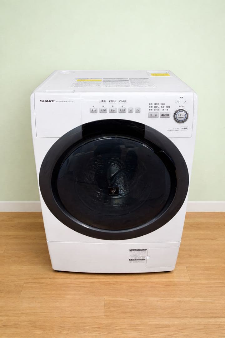 SHARP ドラム式洗濯機 ES-S7F-WR 7.0/3.5kg 2021年製