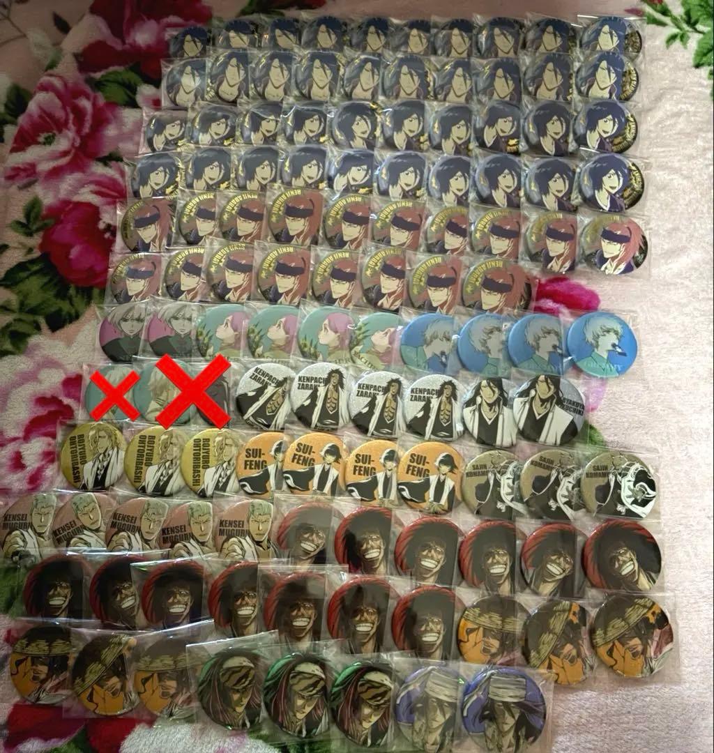 BLEACH 箔押しトランプ 缶バッジ まとめ売り