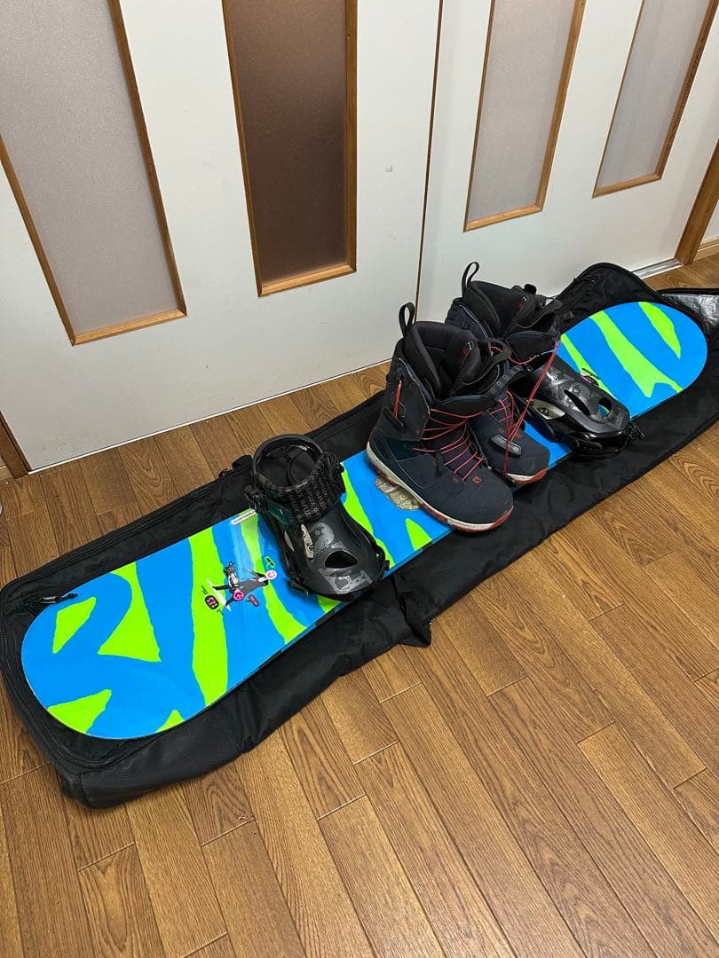 4セットRide Buckwildスノー ボード153cmビンディング付ブツ ソフトブレード 4点セット メンズ レディース SWALLOW 24-25 TT75