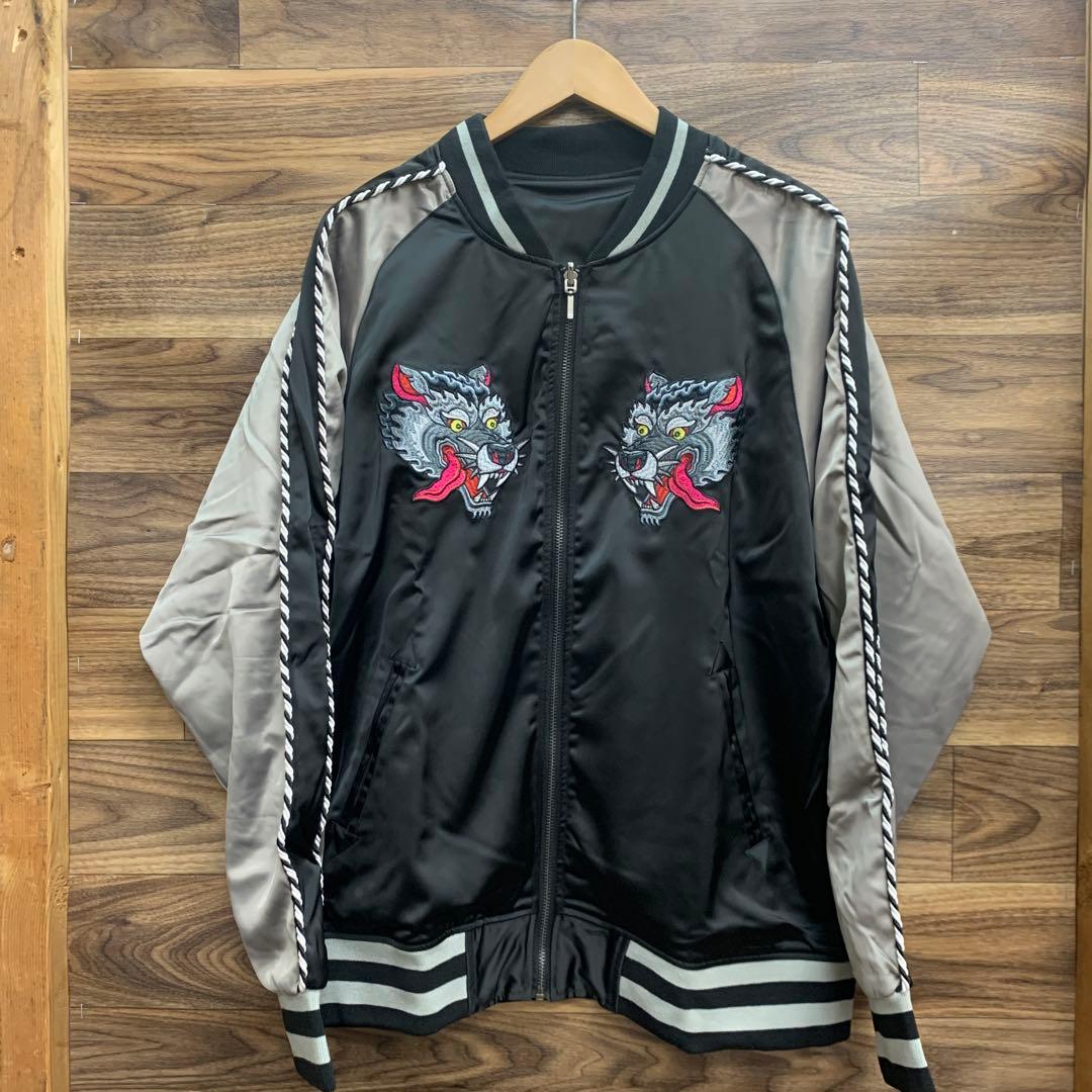 未使用　マンウィズ　リバーシブル　Tun-Dele ジャケット　スカジャン