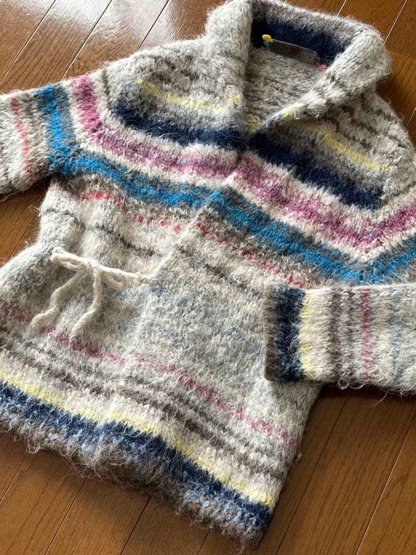 45R アルパカニットショートコート