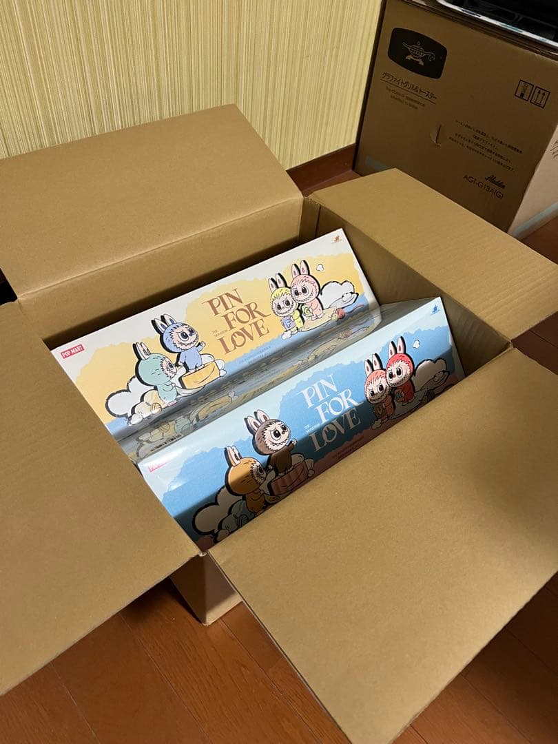 POP MART ラブブ PIN FOR LOVE 未開封カートン 正規品 2箱