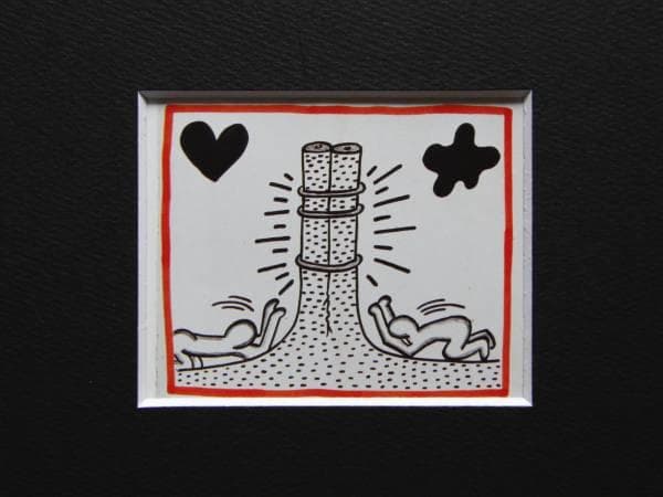 Keith Haring、No.165、希少画集画、新品額装付、状態良好 Keith Haring、Silence=Death、希少画集画、新品額装付 - メルカリ