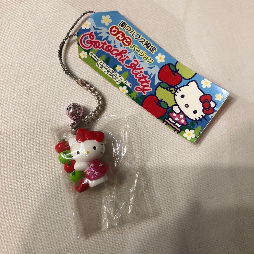 週末値下げ中！　レア　未開封　当地キティ　南アルプス限定　りんご　根付け