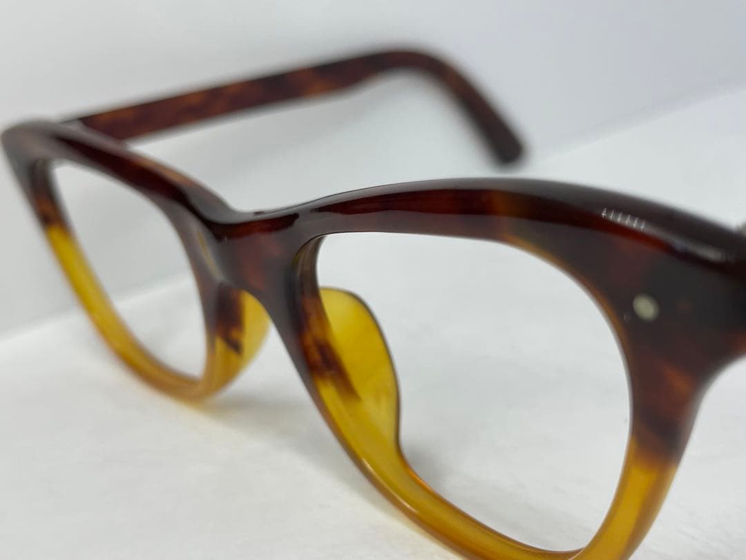 【セール】本鼈甲　メガネフレーム　ヴィンテージ　SPM刻印入