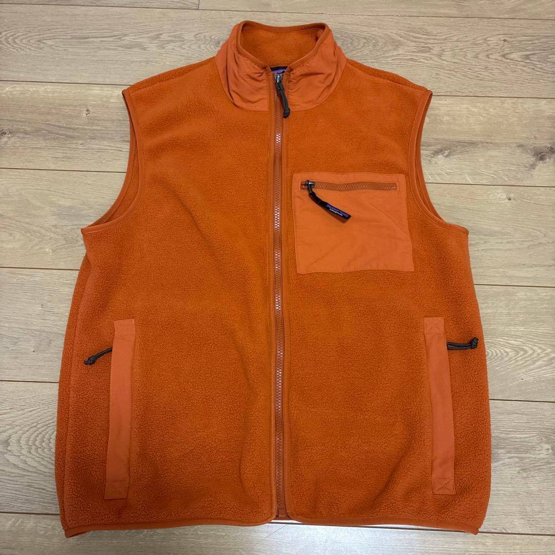 パタゴニア シンチラベスト オレンジ サイズM - メルカリ