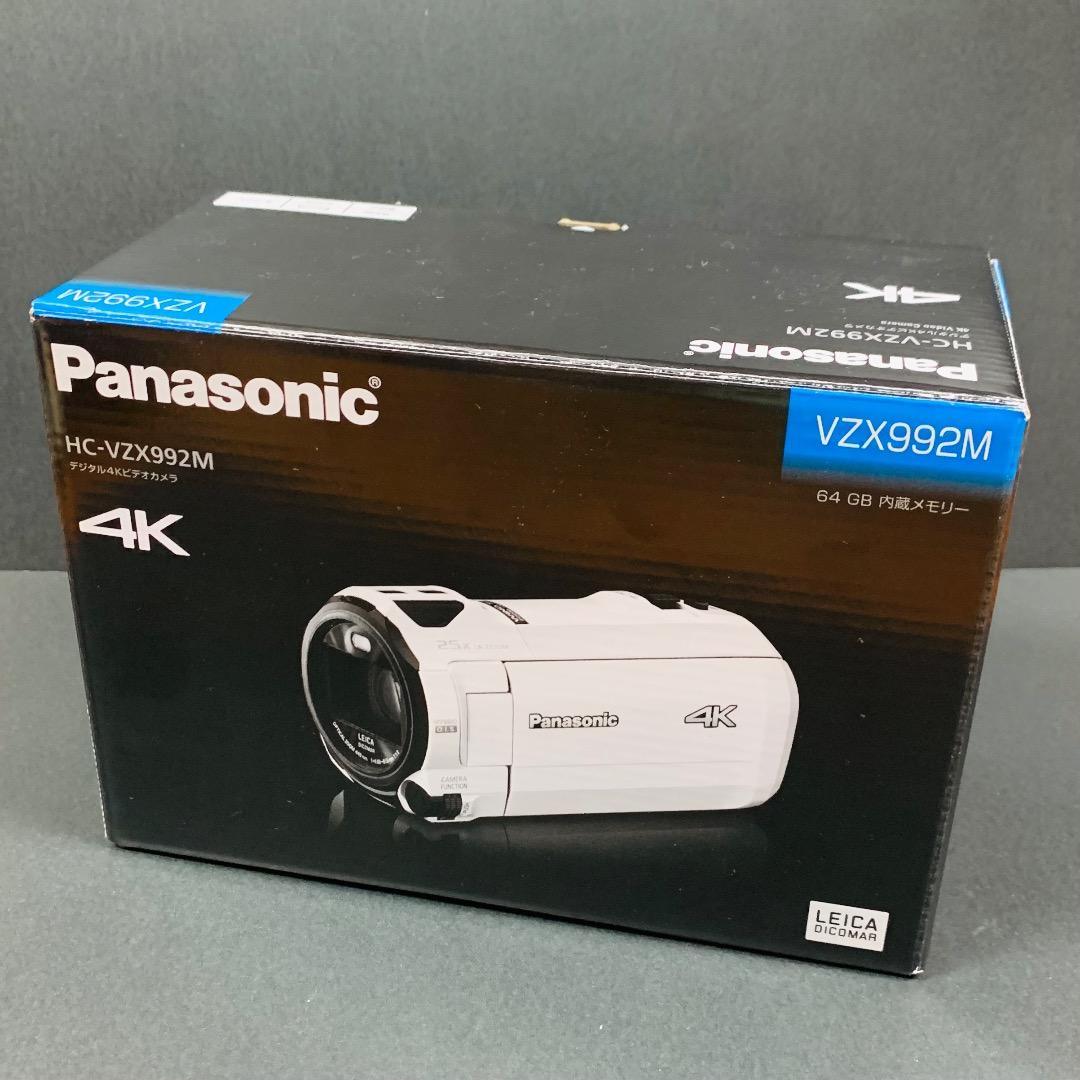 パナソニック 4K ビデオカメラ HC-VZX992M-W 64GB ホワイト
