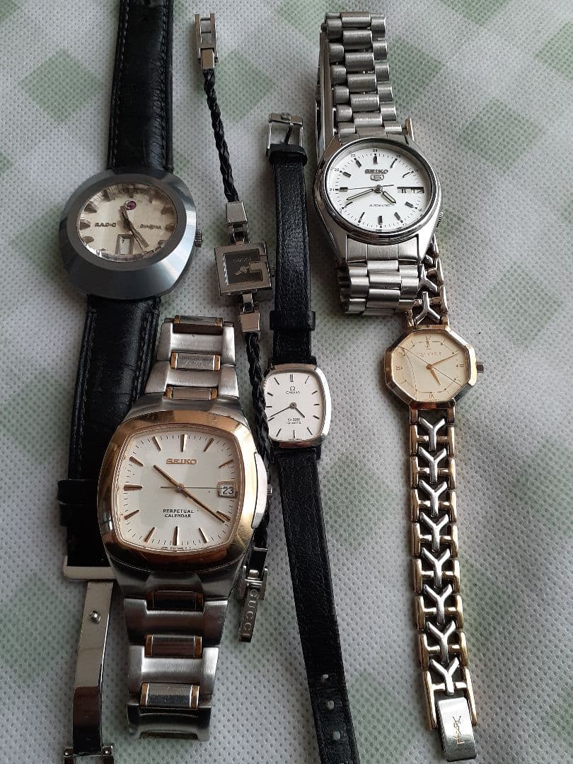 時計 OMEGA RADO SEIKO GUCCI YLS 6 JUNK WATCH