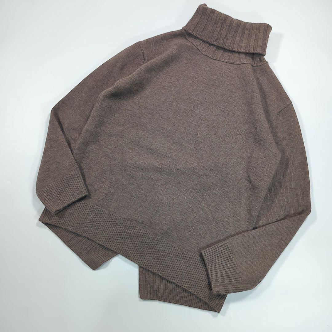 ミューズ ドゥーズィエムクラス カシミヤ混タートルネック ニット セーター