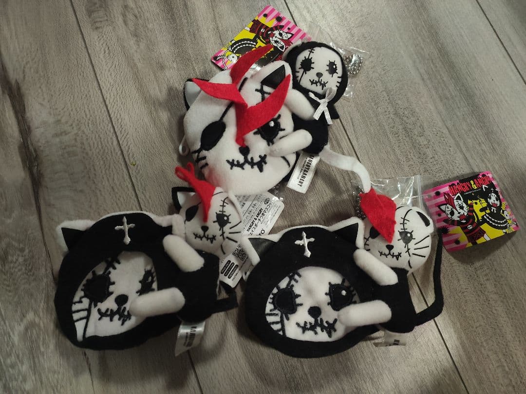 HANGRY&ANGRY フェイスポーチつきマスコット　3個セット