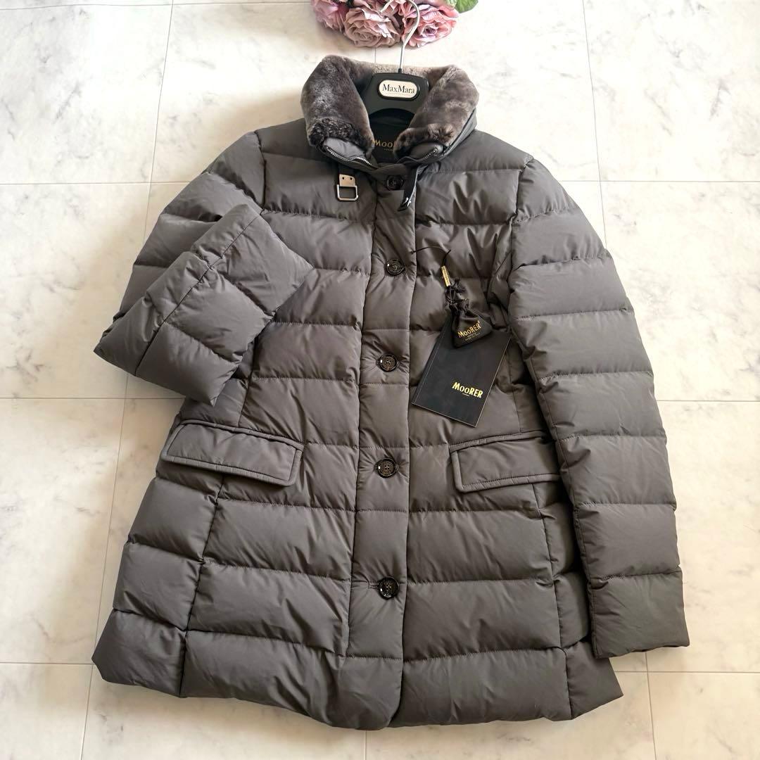 希少★MooRER エレッタ ダウンコート ファー付き 軽量 42 ブラウン 楽天市場】【40%OFF】ムーレー ダウン レディース ダウンコート ザガラ