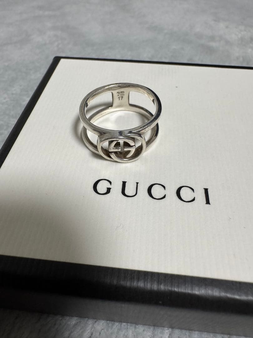 GUCCI 指輪 シルバーリング 17号 - メルカリ