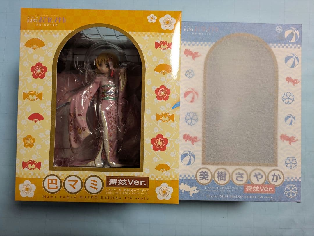 魔法少女まどかマギカ　巴マミ　美樹さやか　フィギュア　舞妓Ver
