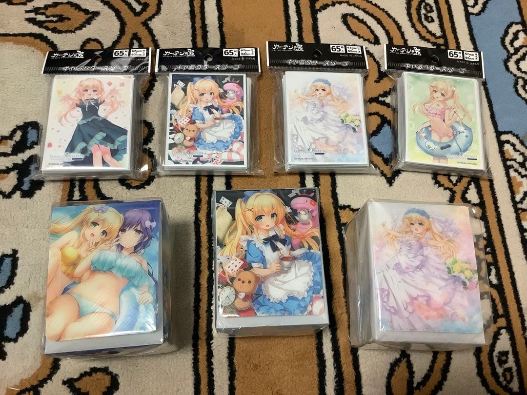 う*ゃ様 紬ヴェンダース スリーブ4種デッキケース3種セット サマポケ Summer Pockets REFLECTION BLUE]スリーブ（紬ヴェンダース／不思議の国）