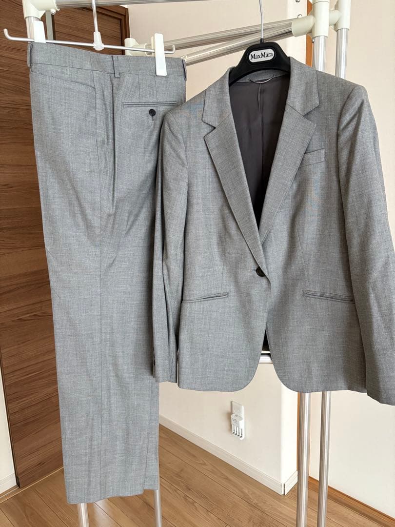 【美品】23区Heritage Classic グレーパンツスーツ セットアップ