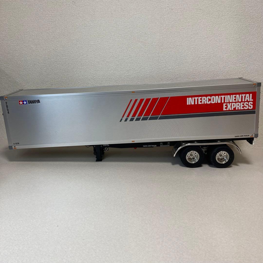 タミヤ 1/14RC トレーラートラック用 パネルバン セミトレーラー