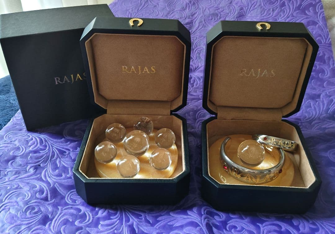 新リンパ療法 RAJASリング (大.小) 水晶セット 新リンパ療法 RAJASリング (大.小) 水晶セット - メルカリ