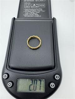 《最高品質/日本製18金》K18ゴールド 花モチーフリング2.07g 11号