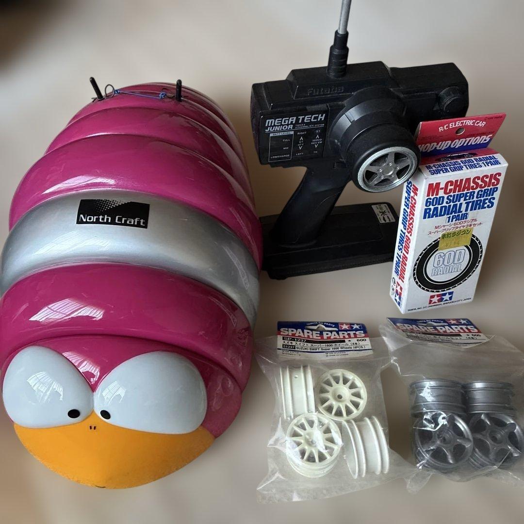 タミヤホビーラジコンM03 プロポ＆新品ホイールセット付き Yahoo!オークション - タミヤ M03シャーシ プロポセット 無限CR-X ボデ