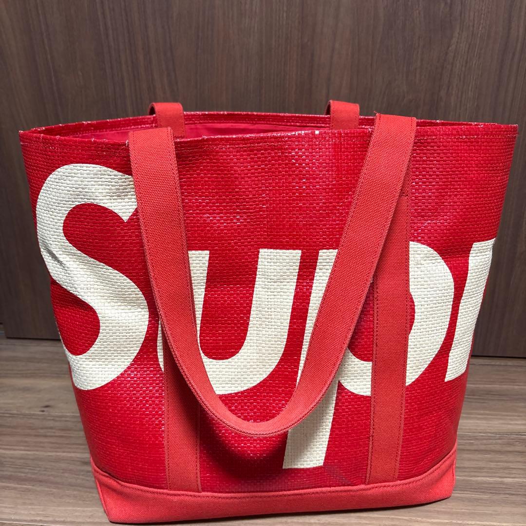 Supreme レッド トートバッグ