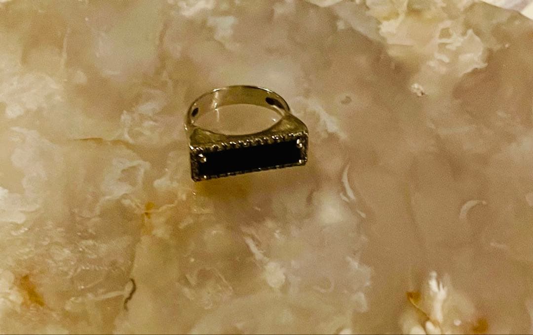 アドリンヒュー　オニキス　ピンキーリング　3号