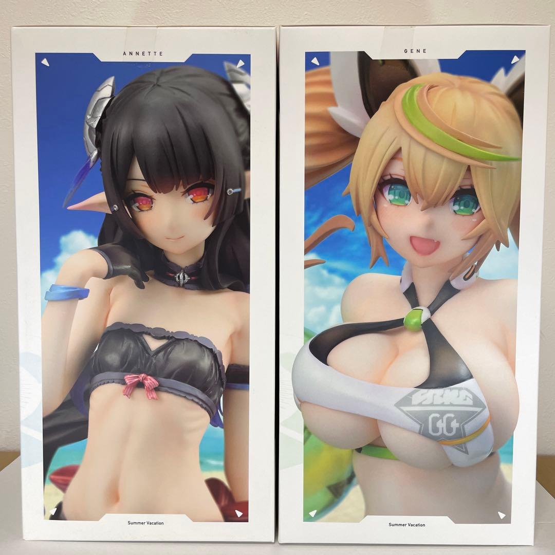 未開封 PSO2es サマーバケーション　フィギュア2体セット