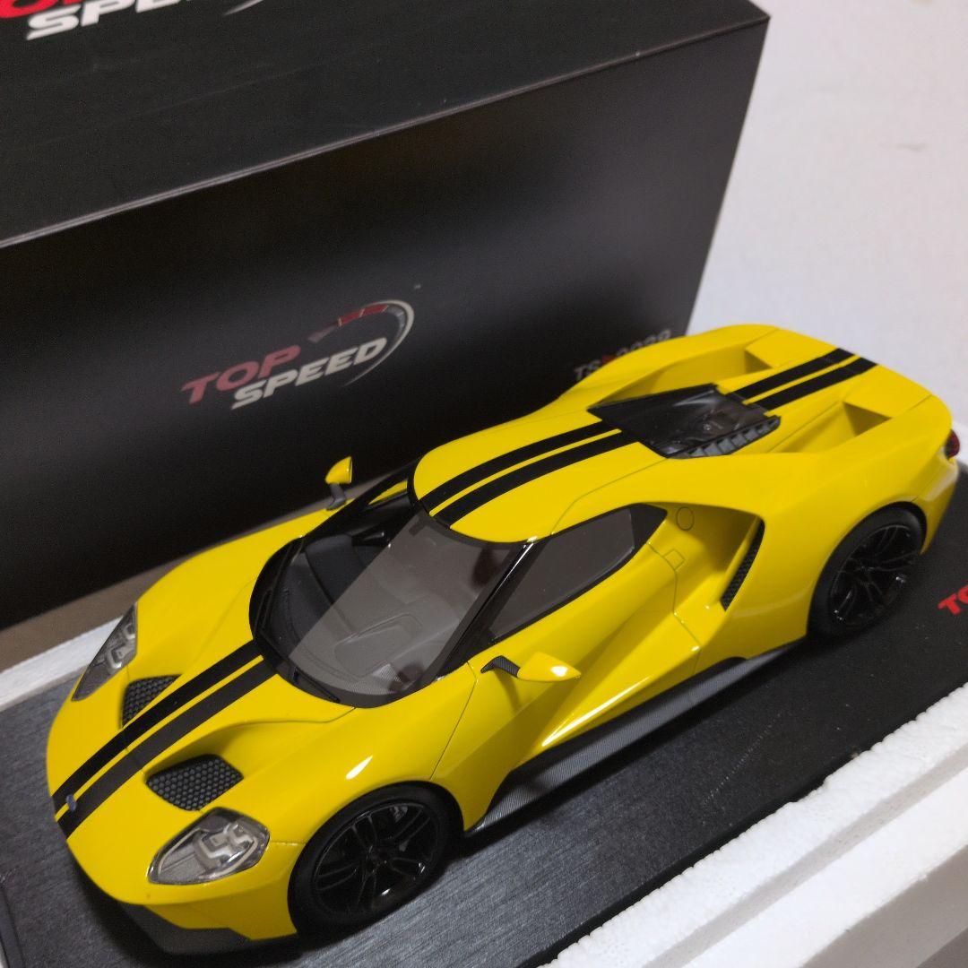 TOPSPEED 1/18 フォードGT 2015 ロサンゼルスモーターショー