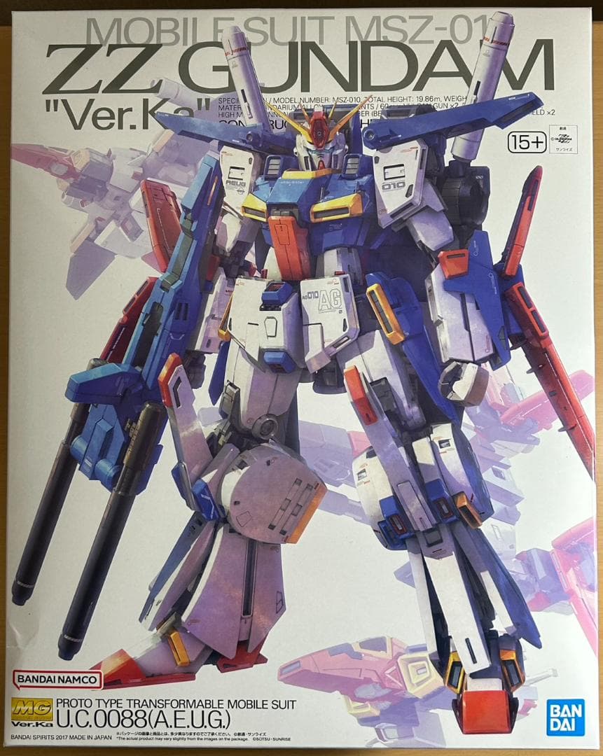 【未使用】機動戦士ガンダムZZ ダブルゼータガンダム Ver.Ka 1/100