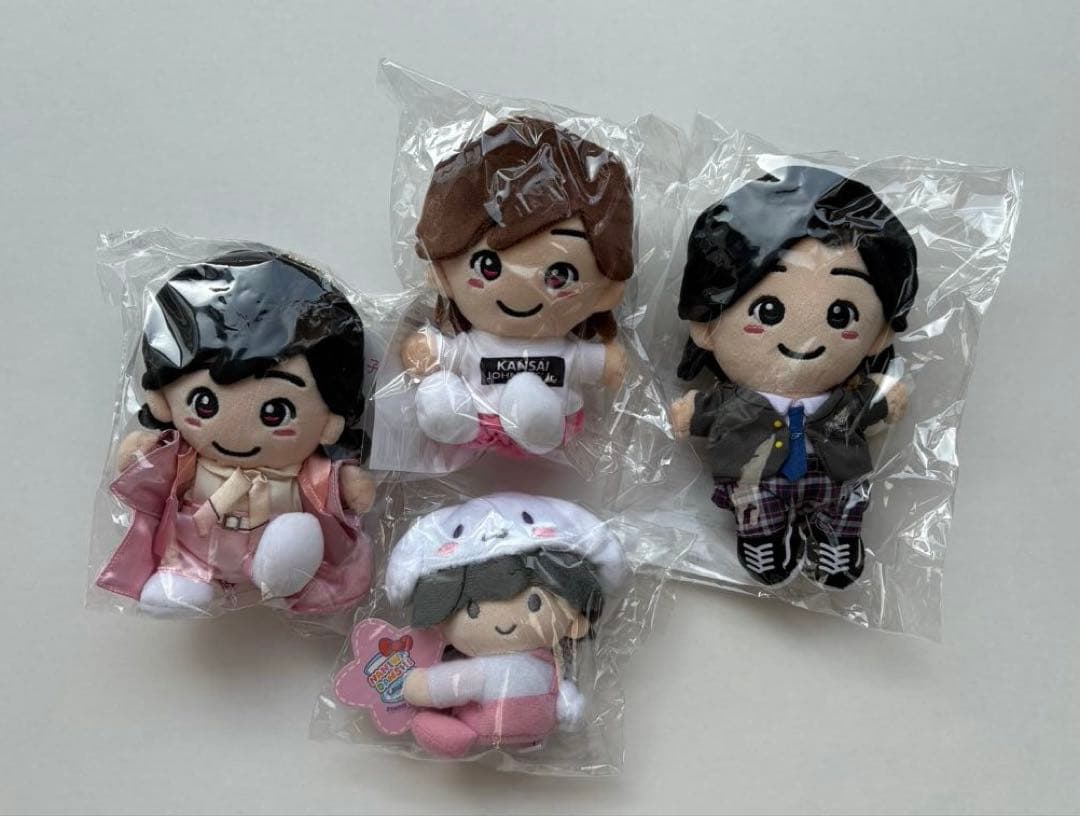 【新品未開封】 道枝駿介　なにわ男子　ちびぬい　金田一少年　サンリオ　4体セット なにわ男子 道枝駿佑 ちびぬい 『初心LOVE(うぶらぶ)』ver.◇新品Ss