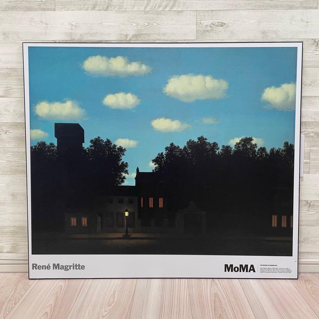 AllPosters絵画　マグリット「光の帝国」　アートパネル マグリット【光の帝国1】 - 手描き 絵画（油絵複製画）販売のアート名画館