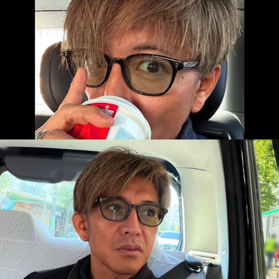 カラーレンズ　木村拓哉 OWNDAYS メガネ　キムタク　サングラス