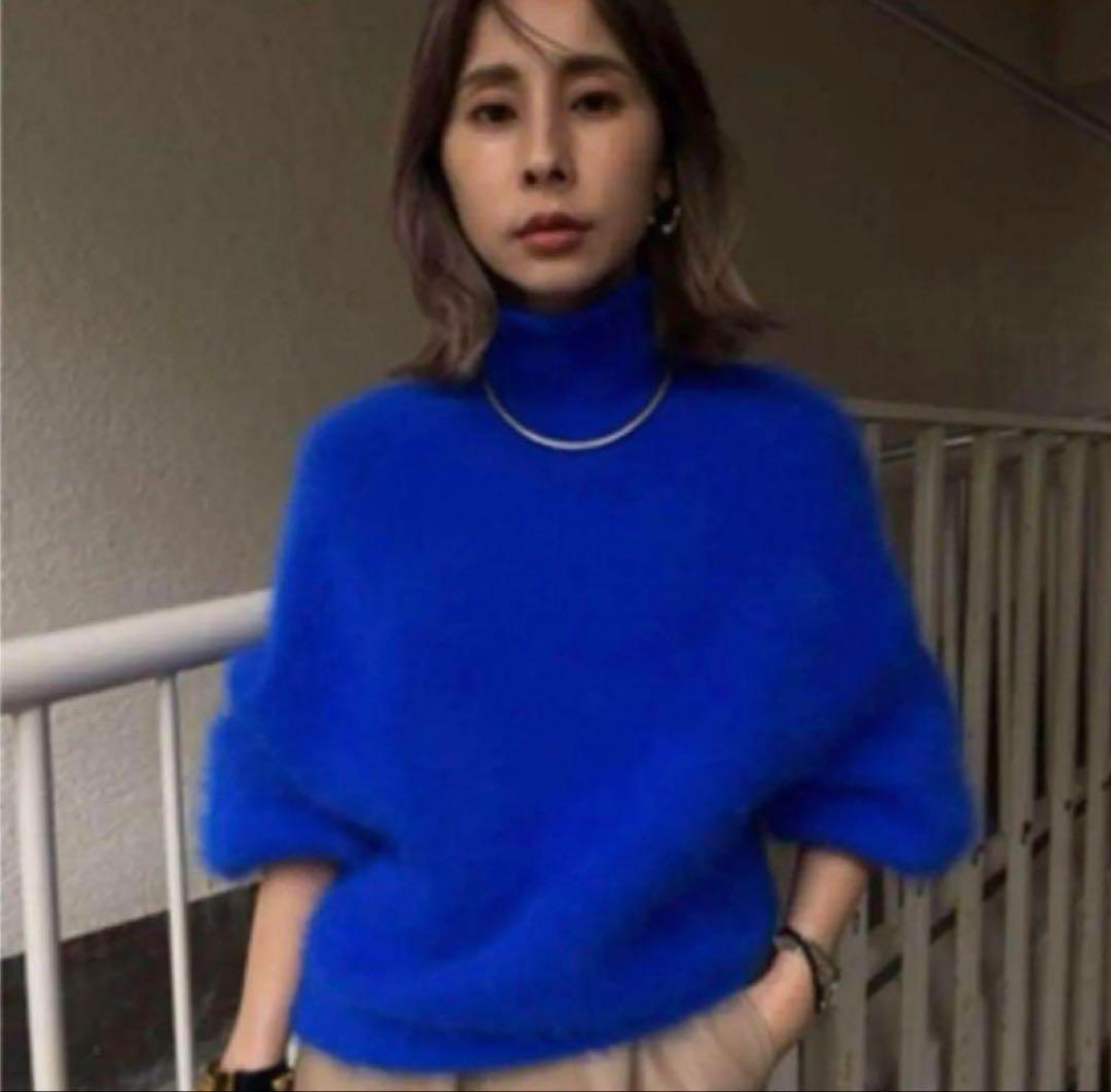 最終価格　アメリヴィンテージ アンゴラニット ブルー