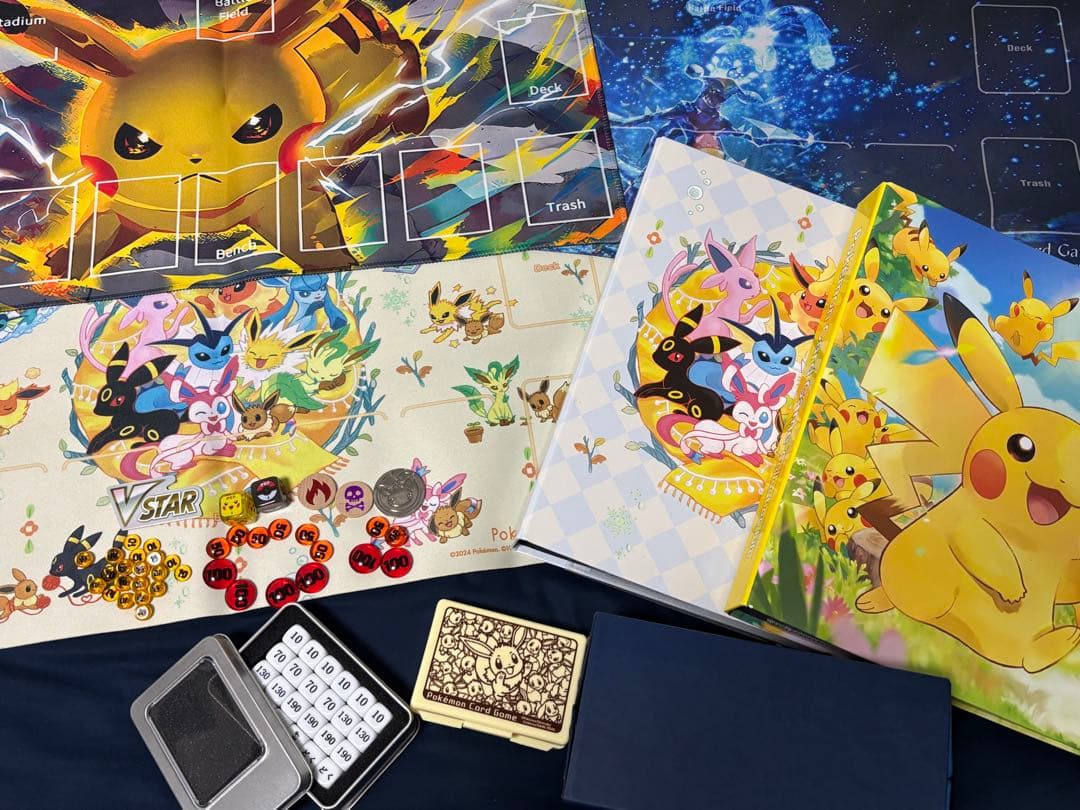 大幅値下げ！ポケモンカードゲーム プレイマットとデッキケースセット