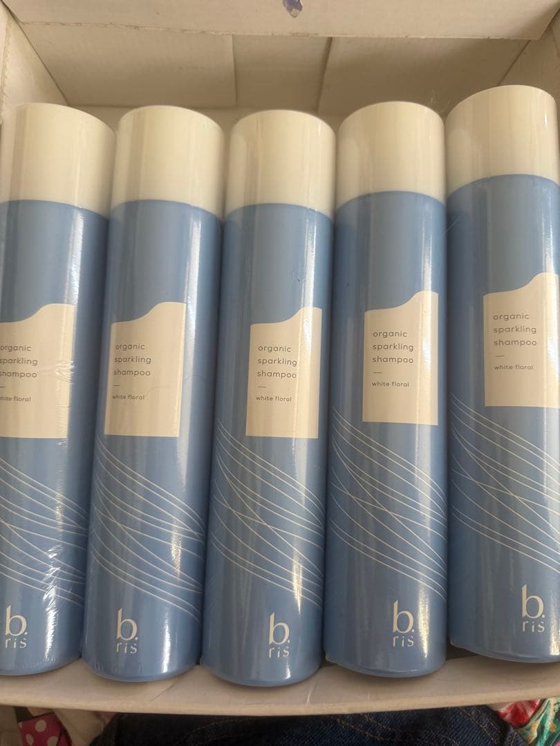 b.ris organic ビーリスオーガニックスパークリングシャンプー4本