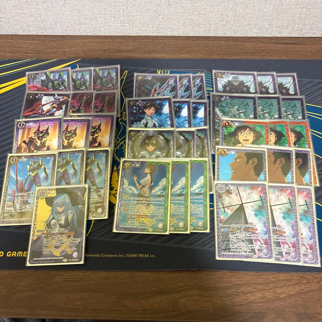 紫エヴァ　デッキケースつき　バトスピ