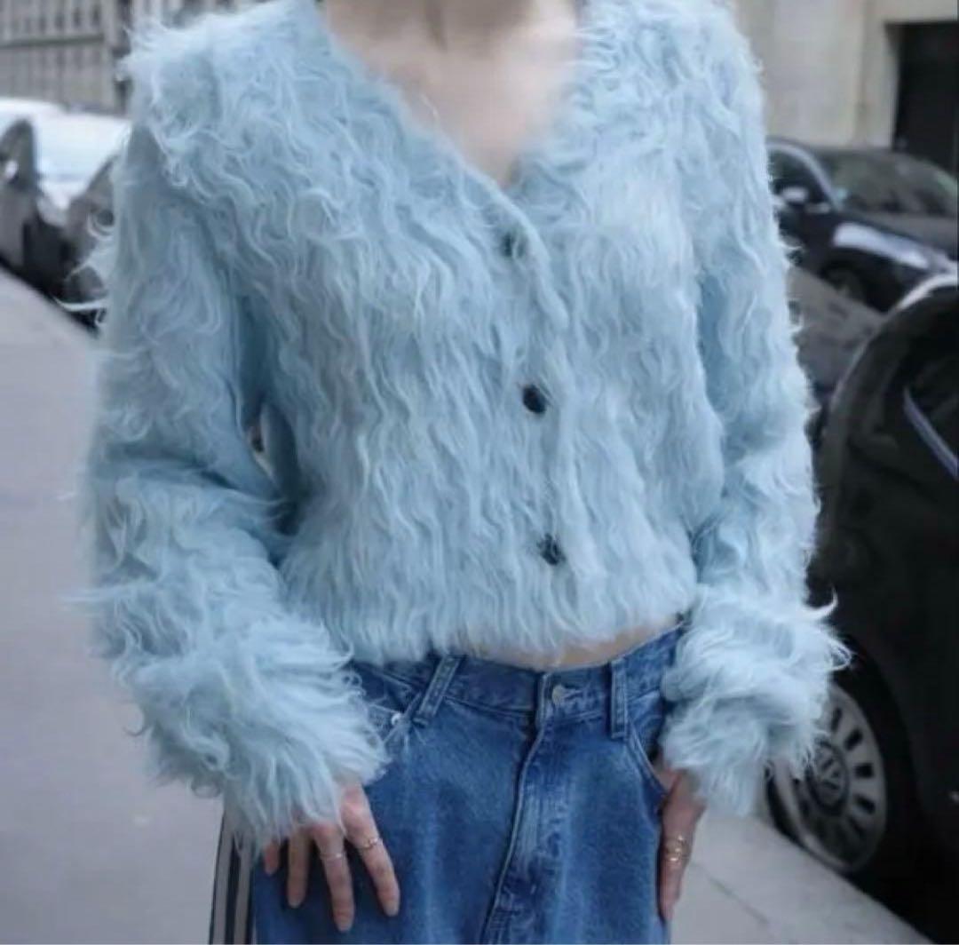 【THE TOE】Westminster Shaggy Cardigan