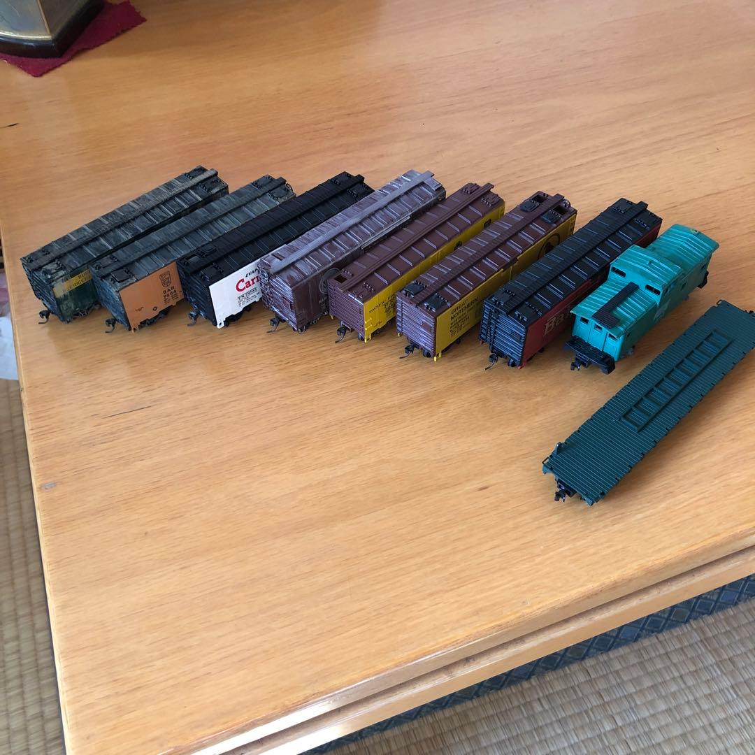 HOゲージ米国型貨物車両９両セット