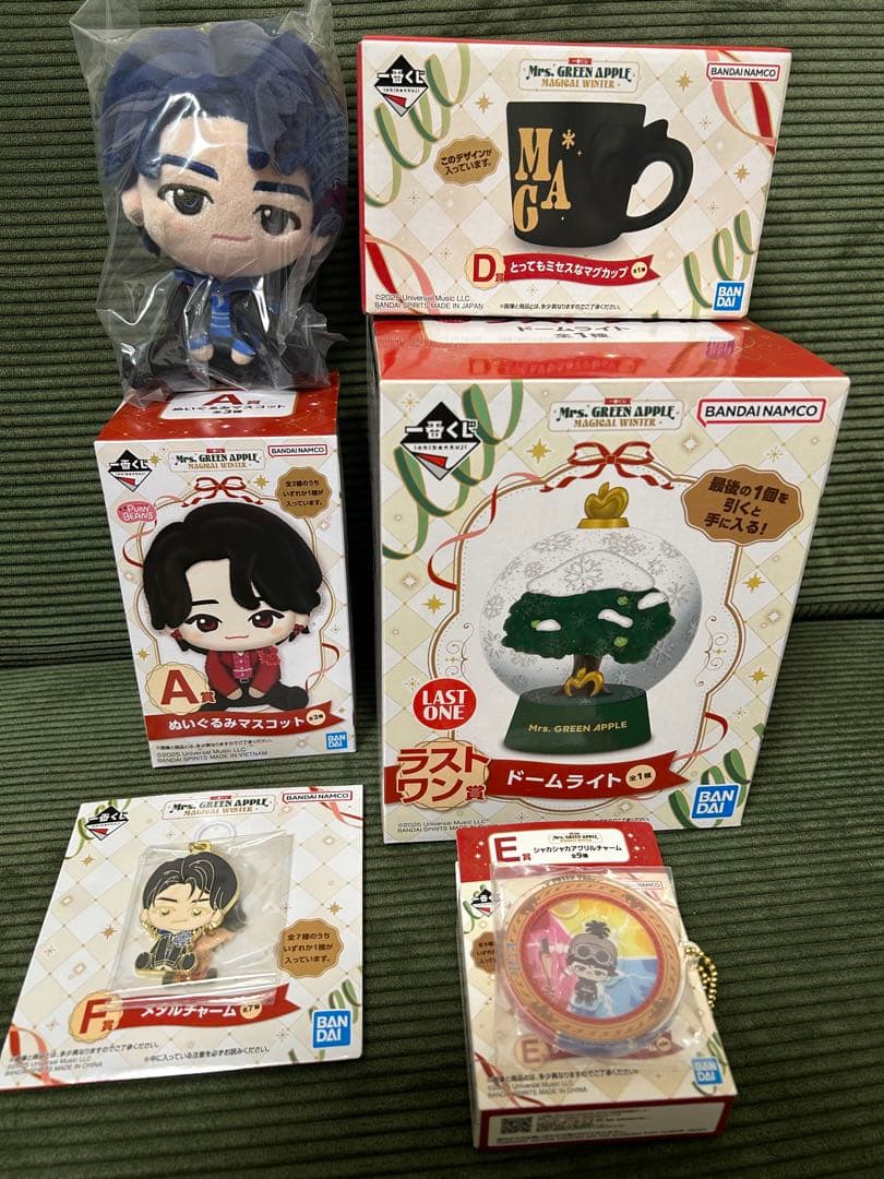 Mrs. GREEN APPLE 一番くじ　5点セット 一番くじ Mrs. GREEN APPLE｜一番くじ倶楽部｜BANDAI SPIRITS公式 一番