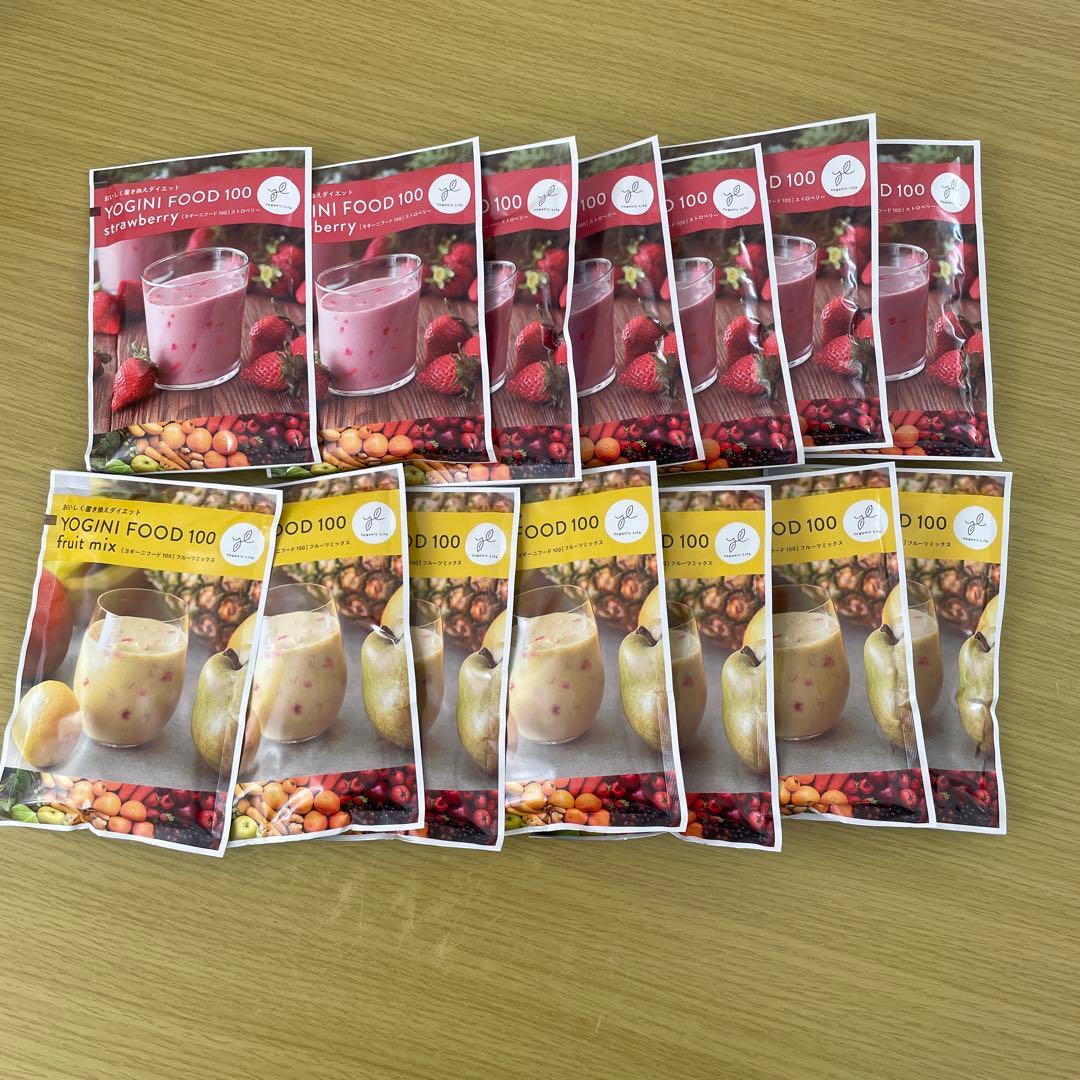 【値下げ】LAVAヨギーニフード100 ストロベリー・フルーツミックス 14P