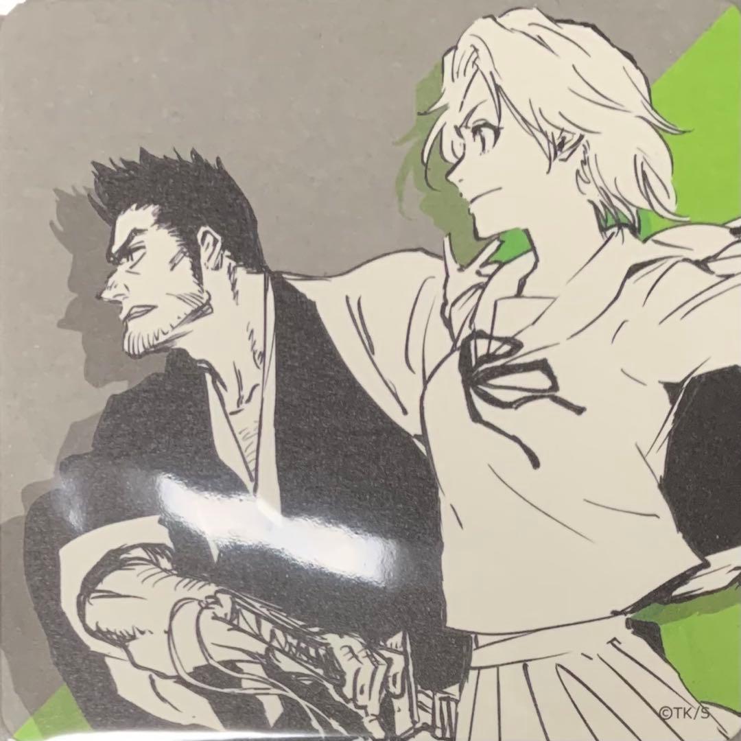 ☆ ブリーチ BLEACH.EX 原画展 イラストコースター 黒崎一心 黒崎真咲