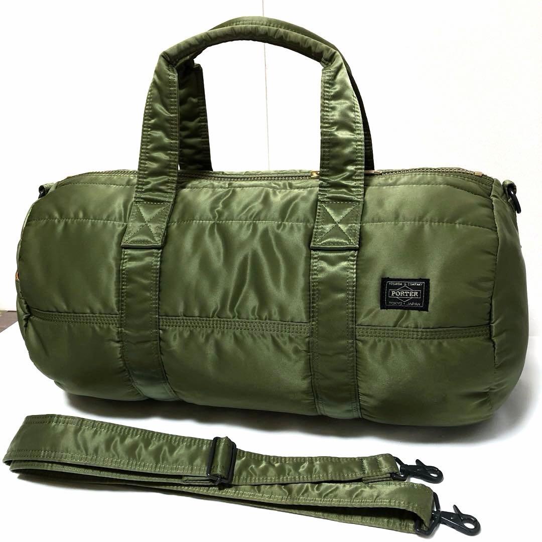 極美品✨ポーター タンカー ボストンバッグS 2way セージ 吉田カバン