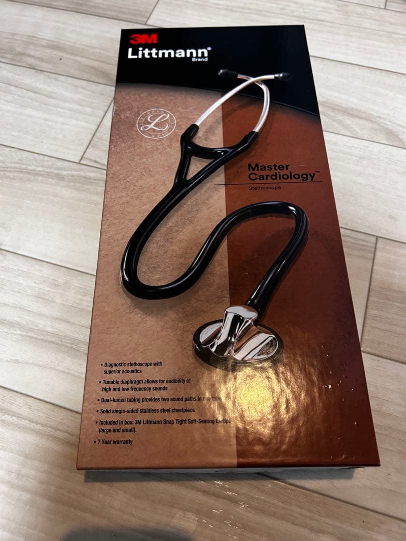 週末値下げ　リットマン 聴診器マスターカーディオロジー　ブラック
