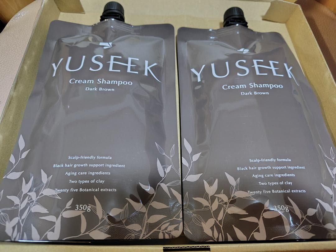 YUSEEK クリームシャンプー　ダークブラウン 350g x 2 YUSEEK / YUSEEKクリームシャンプー ダークブラウンの公式商品情報