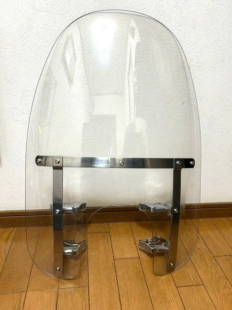 本日限定価格！ハーレーダビッドソン純正　デタッチャブルシールド　ダイナTC96用 デタッチャブル・キングサイズ・ウインドシールド/補助ライト装着FL